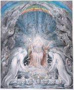 William Blake Four and Twenty Elders Casting their Crowns before the Divine Throne oil on canvas